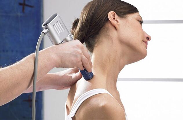 Shock wave therapy in cervical spine osteochondrosis