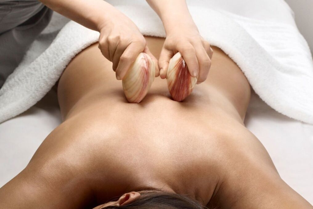The method of pain relief in osteochondrosis is massage